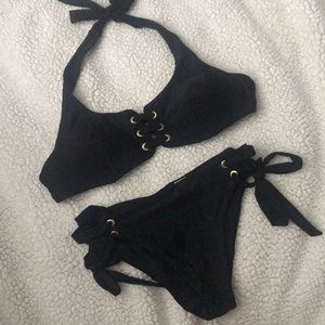 Black Abercrombie Bikini - Size L